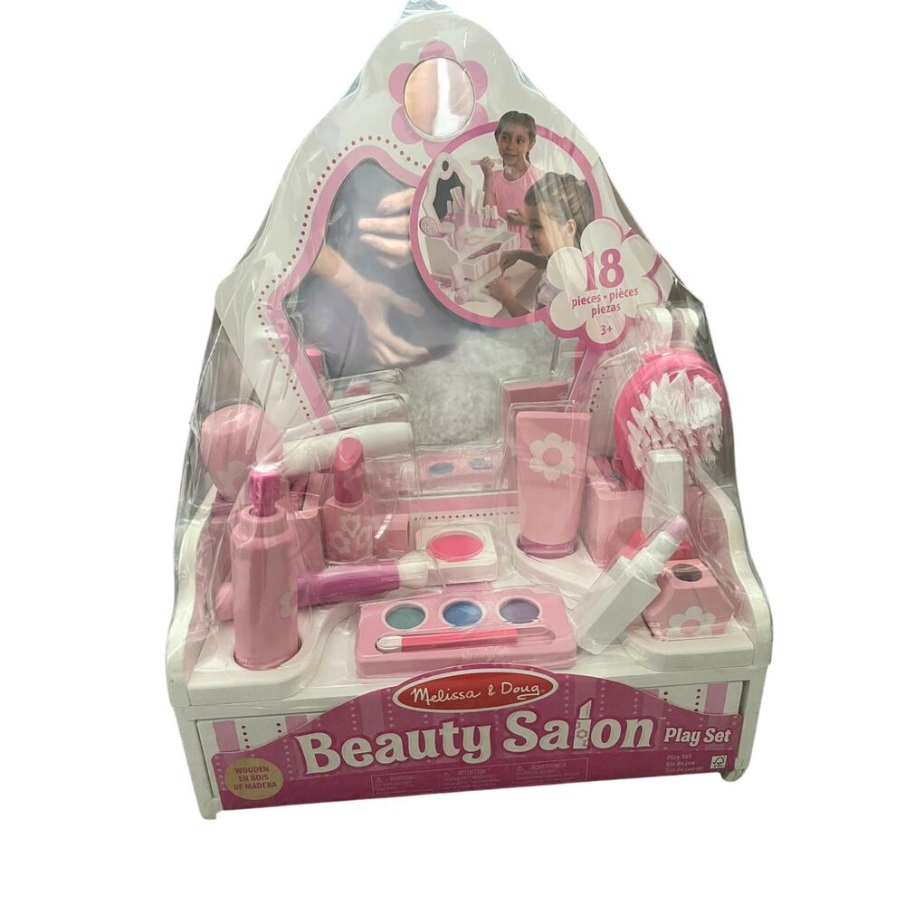 Melissa & Doug Wooden Beauty Salon Play Set